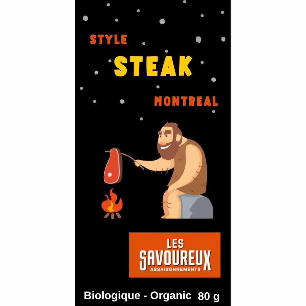 **NOUVEAU** Édition limitée - Épices à Steak Style Montréal - 80 gr - Les Savoureux