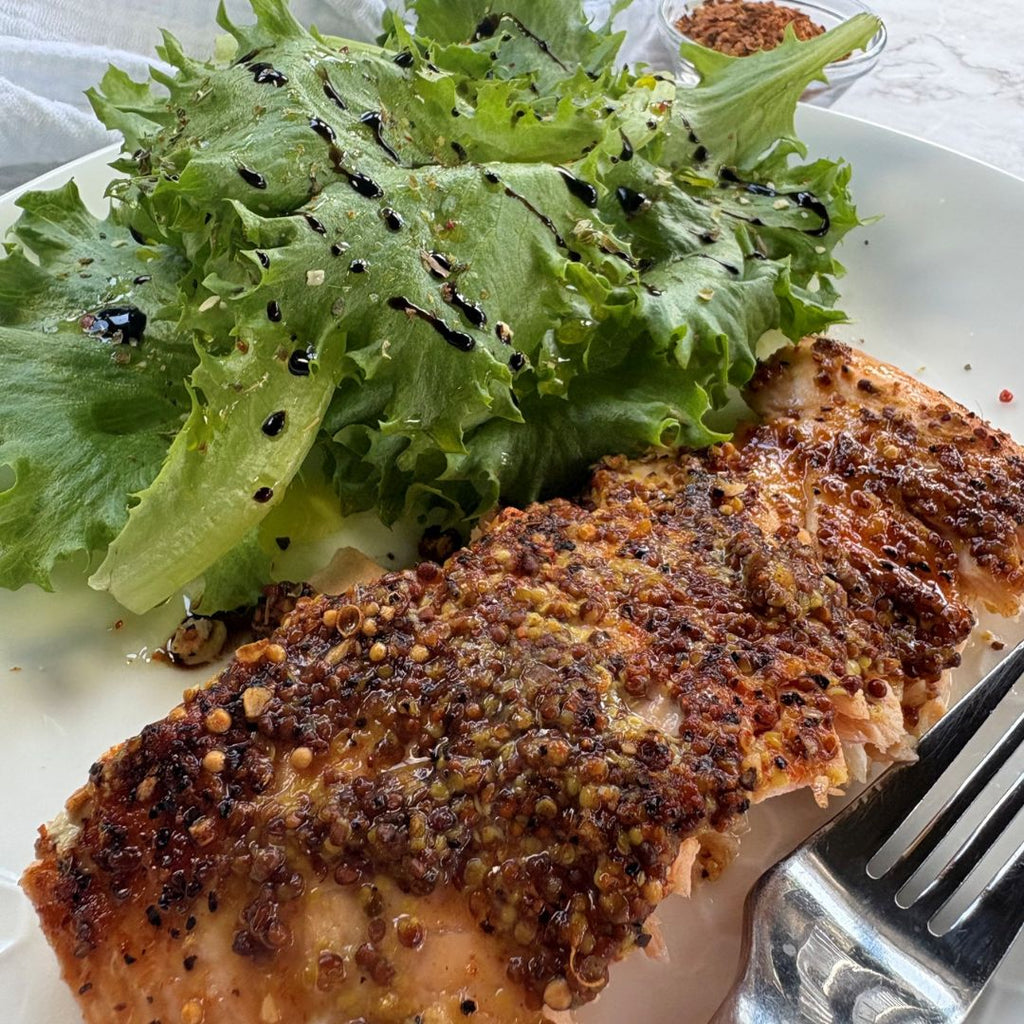 Recette de saumon au mélange Steak Montréal