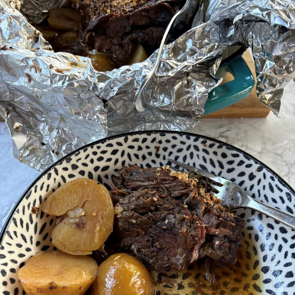 Rôti de palette en papillote (mijoteuse) – version Les Savoureux