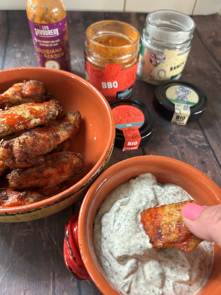 Arizona Ranch Recipe CHICKEN WINGS AND RANCH SAUCE | Les Savoureux