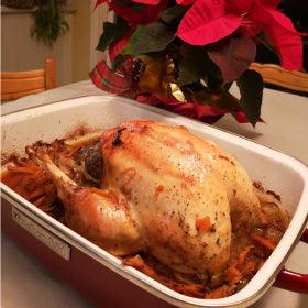 DINDE FARCIE AU PORC - Les Savoureux