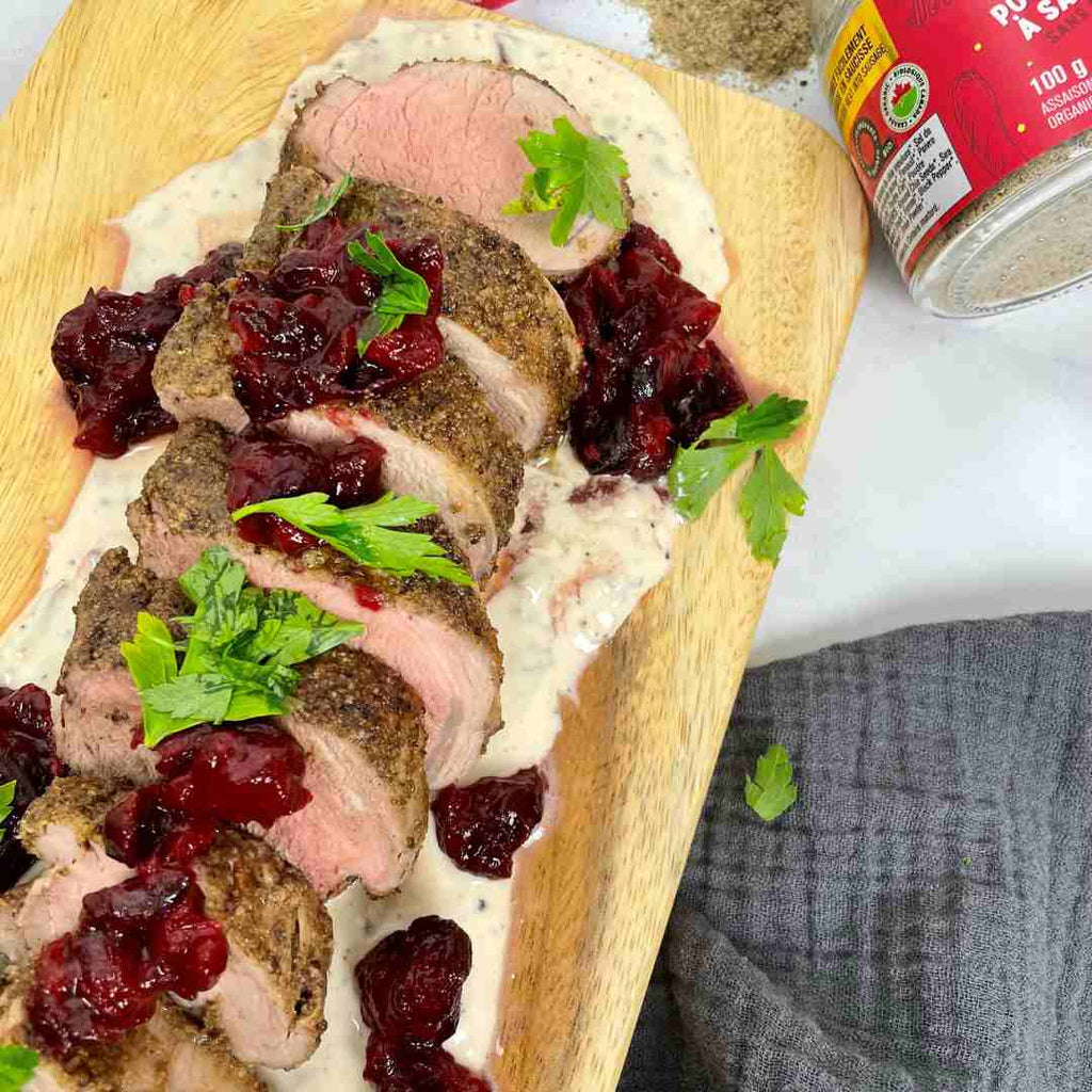 Filet de porc festif au Mélange Grand-Mère - Les Savoureux