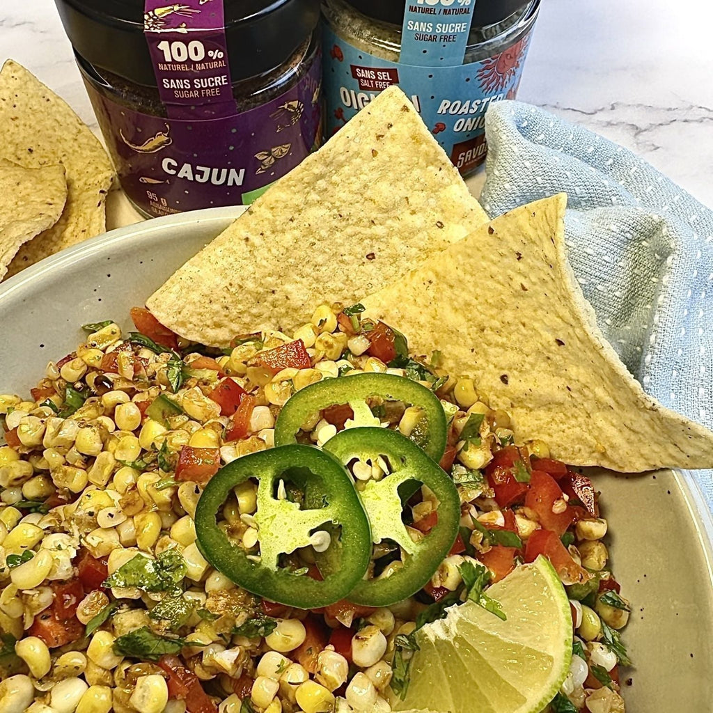 🌽 Salsa de maïs grillé façon Cajun - Les Savoureux