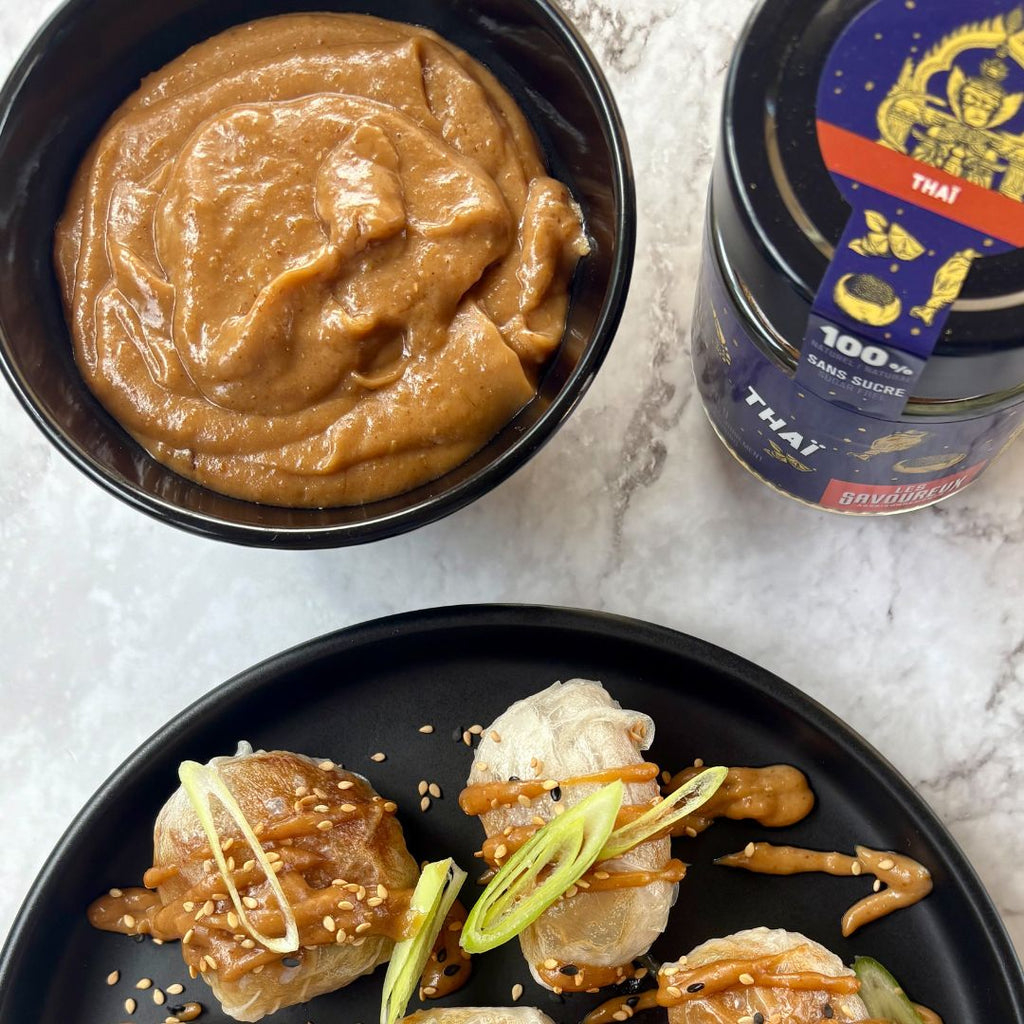 Sauce aux arachides pour les dumplings