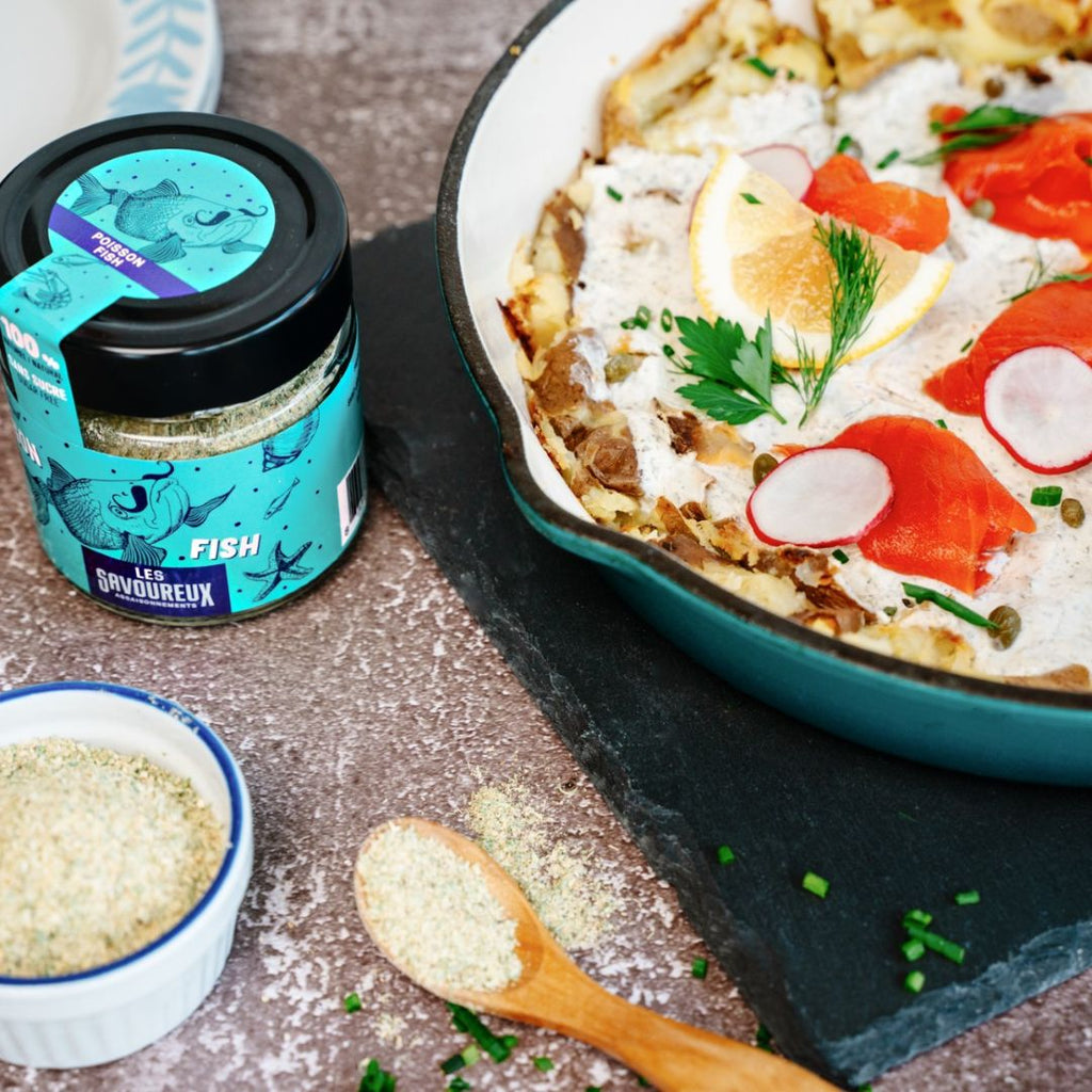 Tarte de patate au saumon fumé - Les Savoureux
