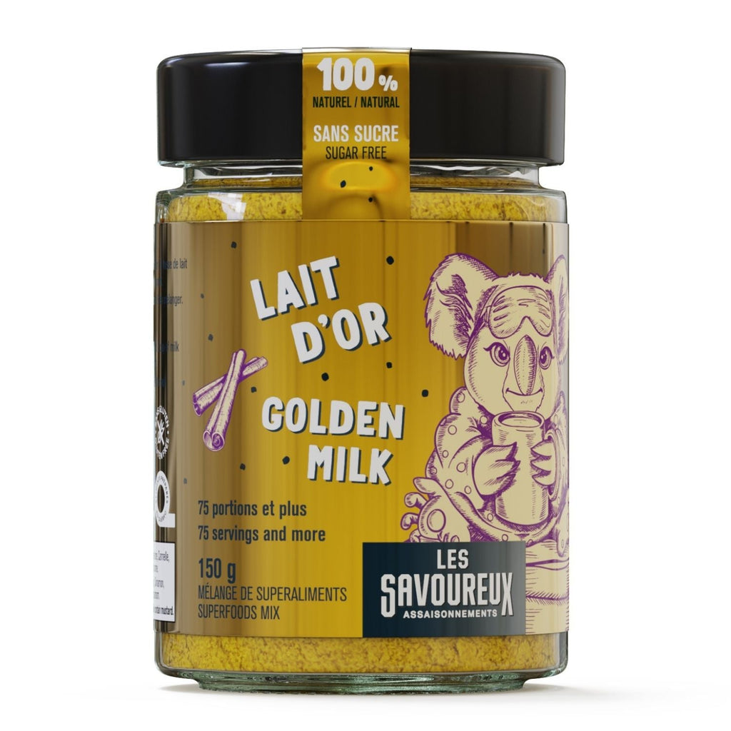 LAIT D'OR - MÉLANGE DE SUPERALIMENTS - 75 PORTIONS ET PLUS - Les Savoureux
