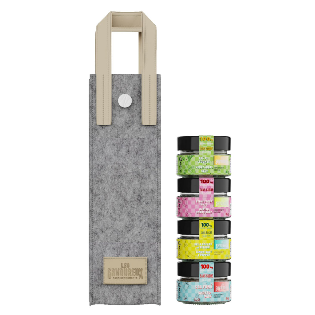 GIFT BAG – 4 FLAVORED SEA SALTS