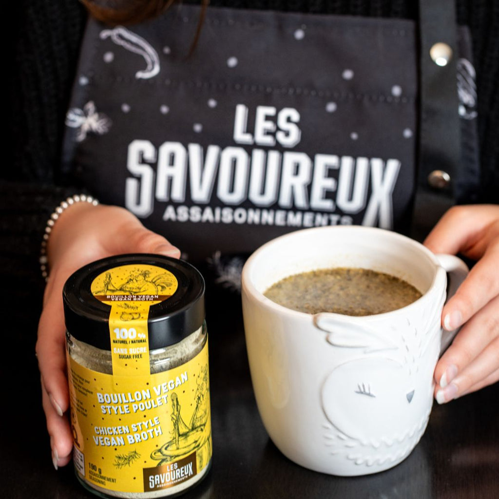 BOUILLON VEGAN STYLE POULET 190G - Les Savoureux