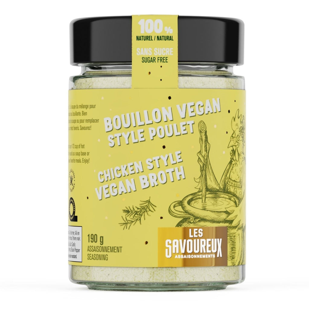 BOUILLON VEGAN STYLE POULET 190G - Les Savoureux
