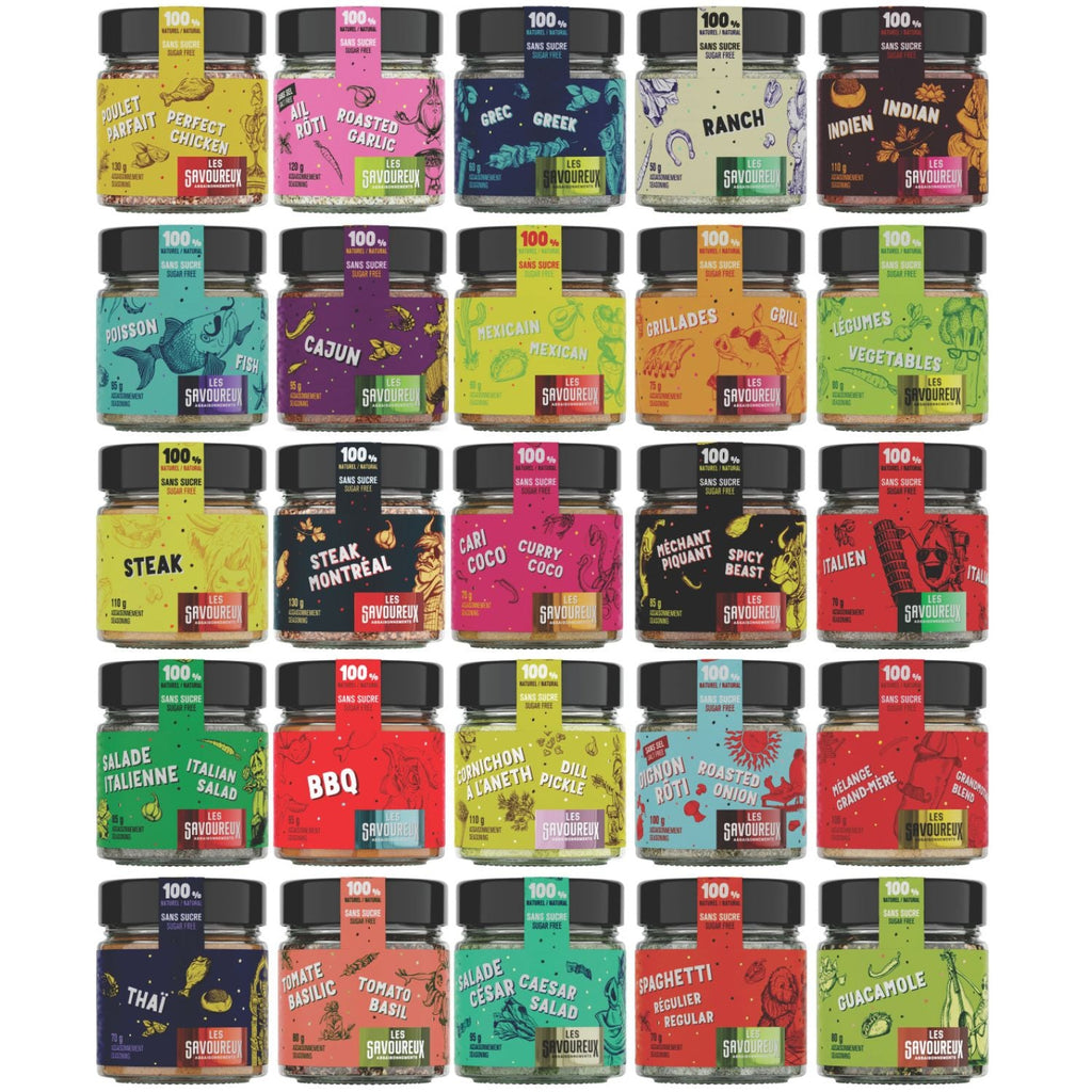 LA COLLECTION COMPLÈTE 25 POTS - Les Savoureux