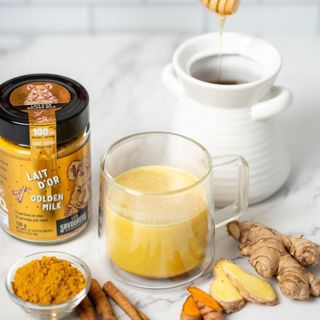 LAIT D'OR - MÉLANGE DE SUPERALIMENTS - 75 PORTIONS ET PLUS - Les Savoureux