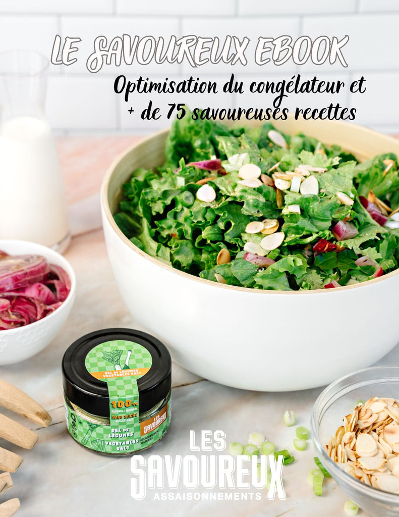 Le SAVOUREUX ebook (livre électronique téléchargeable) - Recettes et guide pratique pour optimiser ton congélateur - Les Savoureux