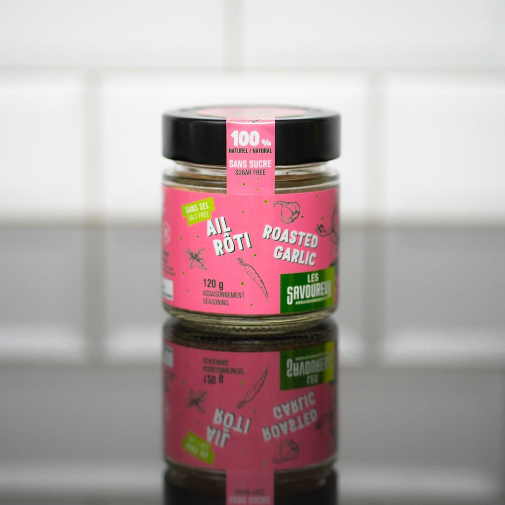 NOUVEAU - AIL RÔTI - Épices et Assaisonnements 120 gr - Les Savoureux