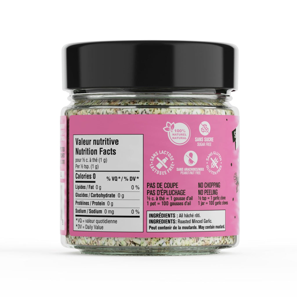 NOUVEAU - AIL RÔTI - Épices et Assaisonnements 120 gr - Les Savoureux