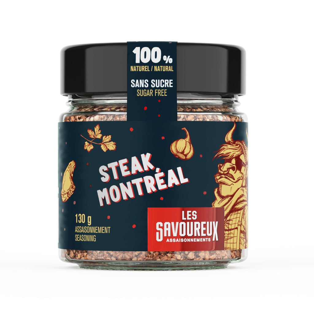 NOUVEAU - Épices à Steak Style Montréal - 130 gr - Les Savoureux