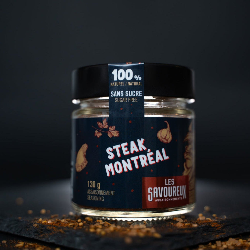 NOUVEAU - Épices à Steak Style Montréal - 130 gr - Les Savoureux