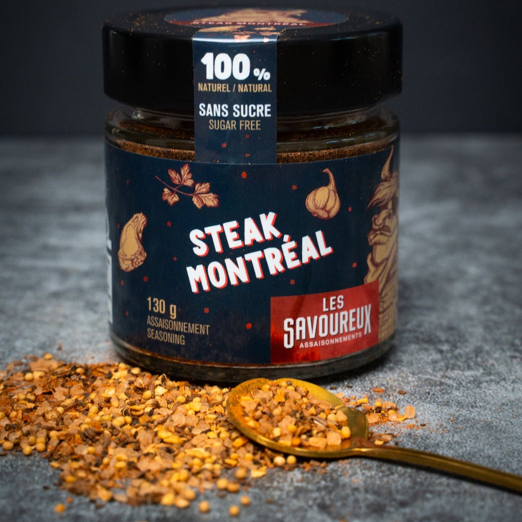 NOUVEAU - Épices à Steak Style Montréal - 130 gr - Les Savoureux