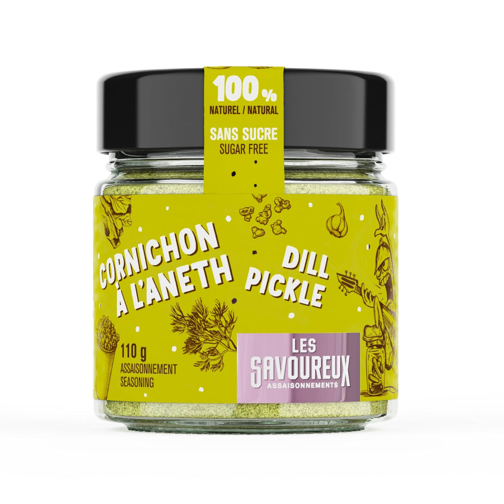 NOUVEAU - Mélange CORNICHON À L'ANETH - Épices et Assaisonnements 110 gr - Les Savoureux