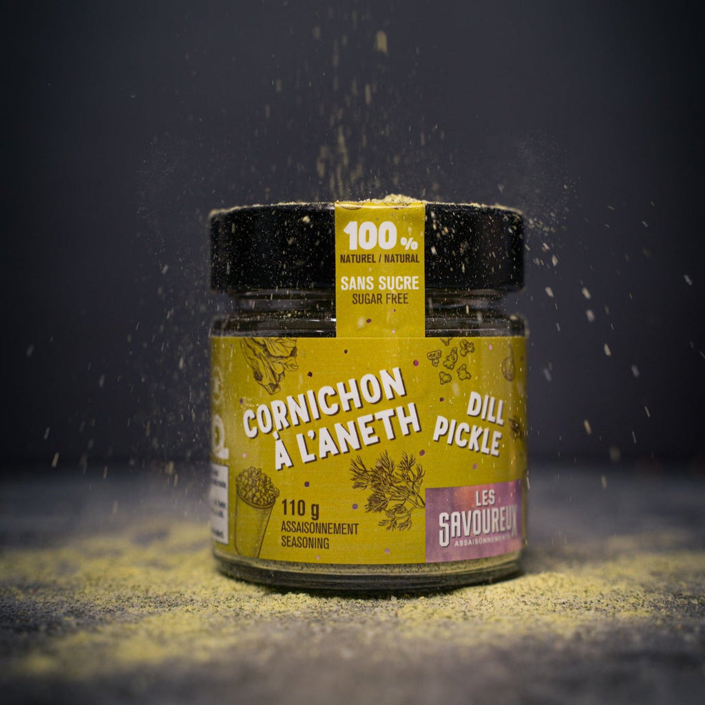 NOUVEAU - Mélange CORNICHON À L'ANETH - Épices et Assaisonnements 110 gr - Les Savoureux
