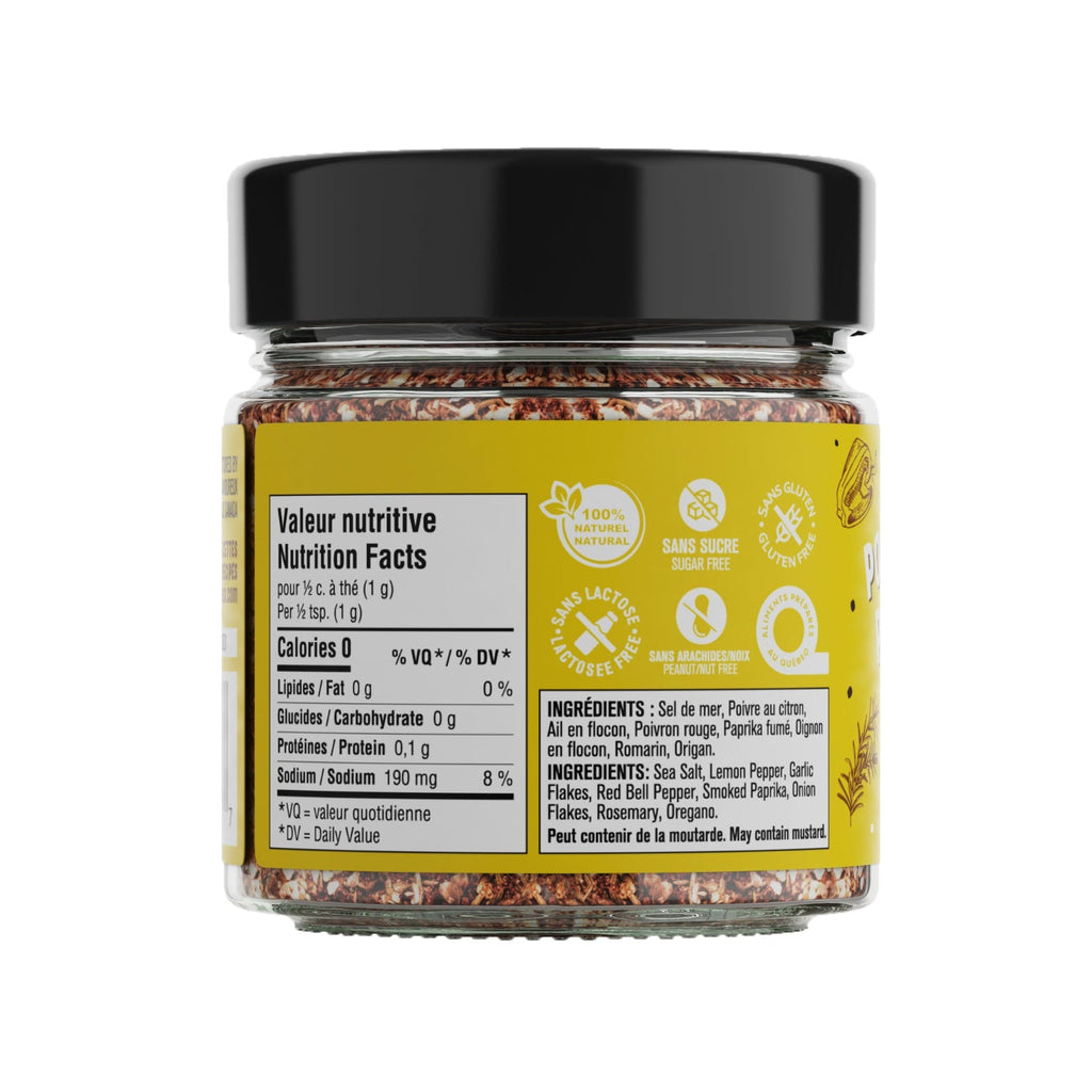 NOUVEAU - Mélange POULET PARFAIT - Épices et assaisonnement - 130g - Les Savoureux