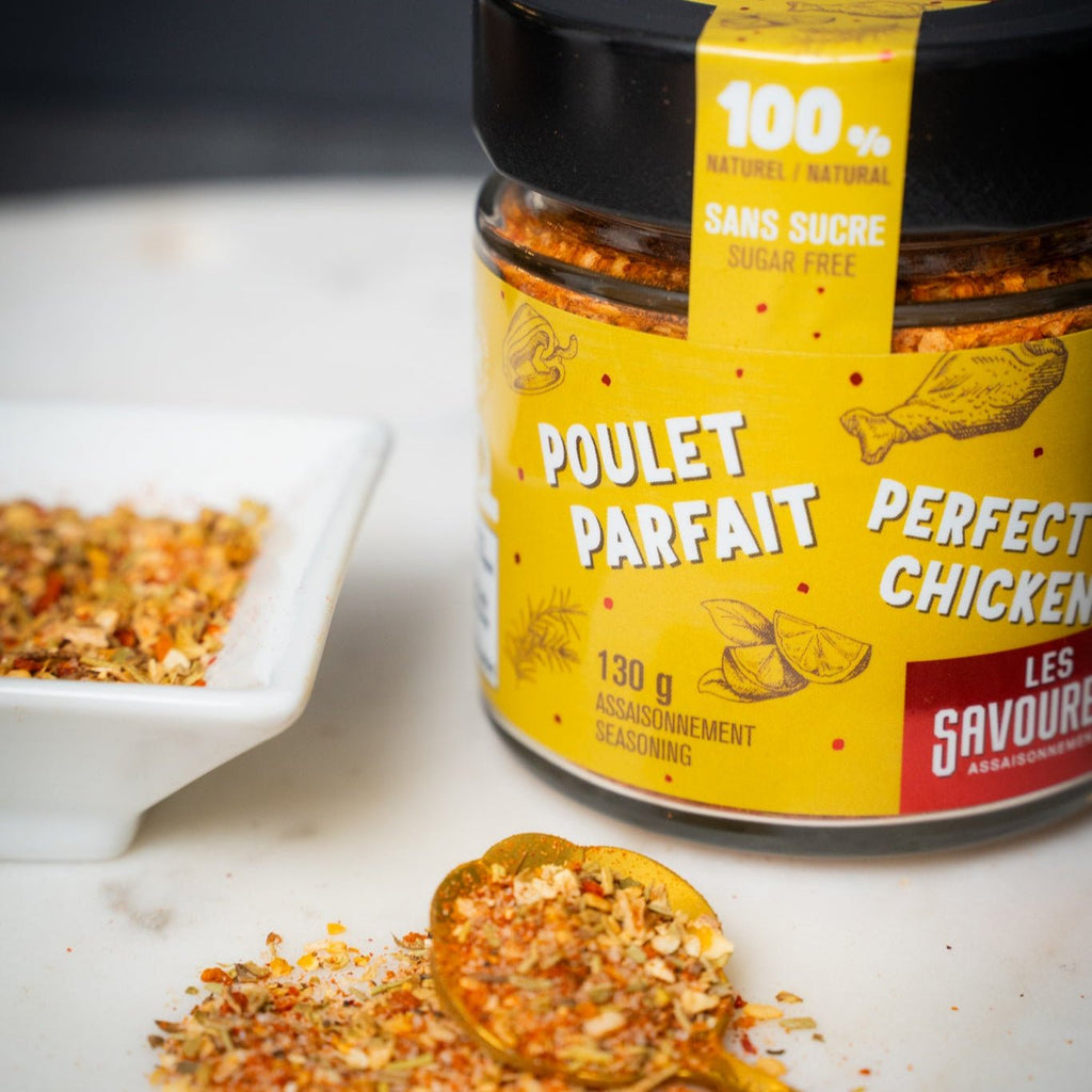 NOUVEAU - Mélange POULET PARFAIT - Épices et assaisonnement - 130g - Les Savoureux