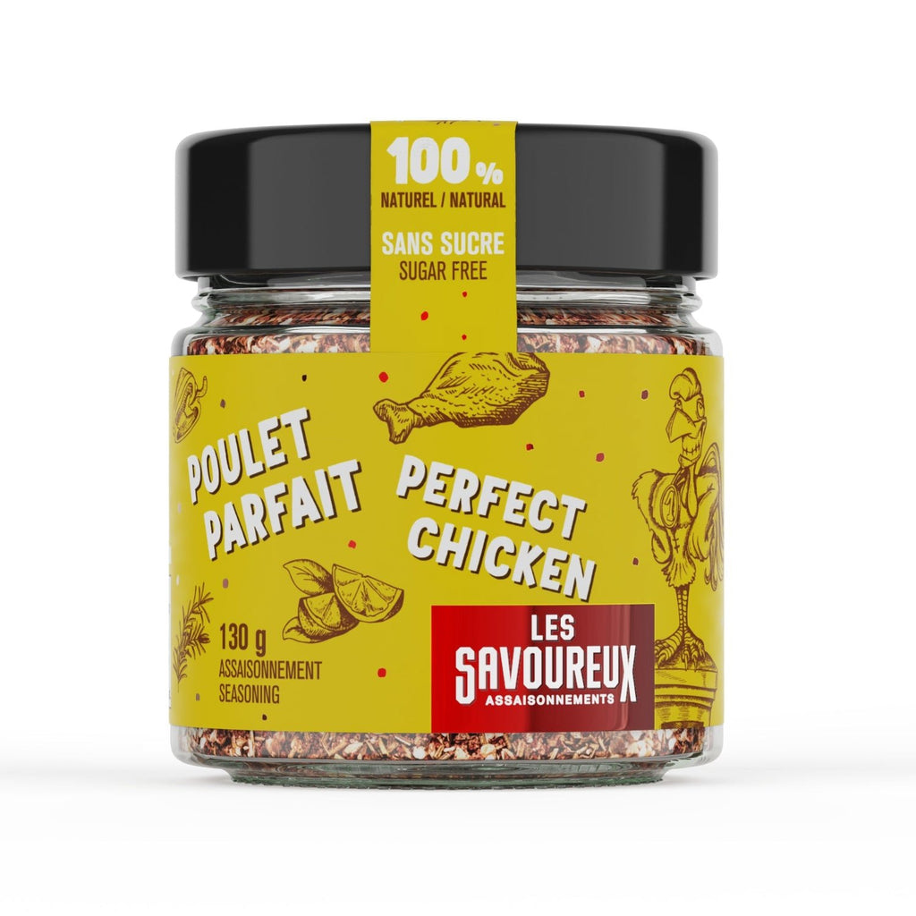 NOUVEAU - Mélange POULET PARFAIT - Épices et assaisonnement - 130g - Les Savoureux