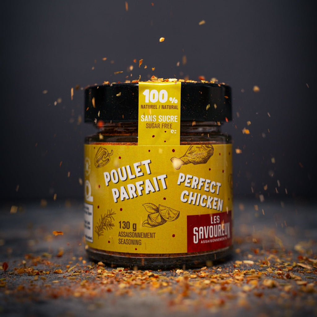 NOUVEAU - Mélange POULET PARFAIT - Épices et assaisonnement - 130g - Les Savoureux