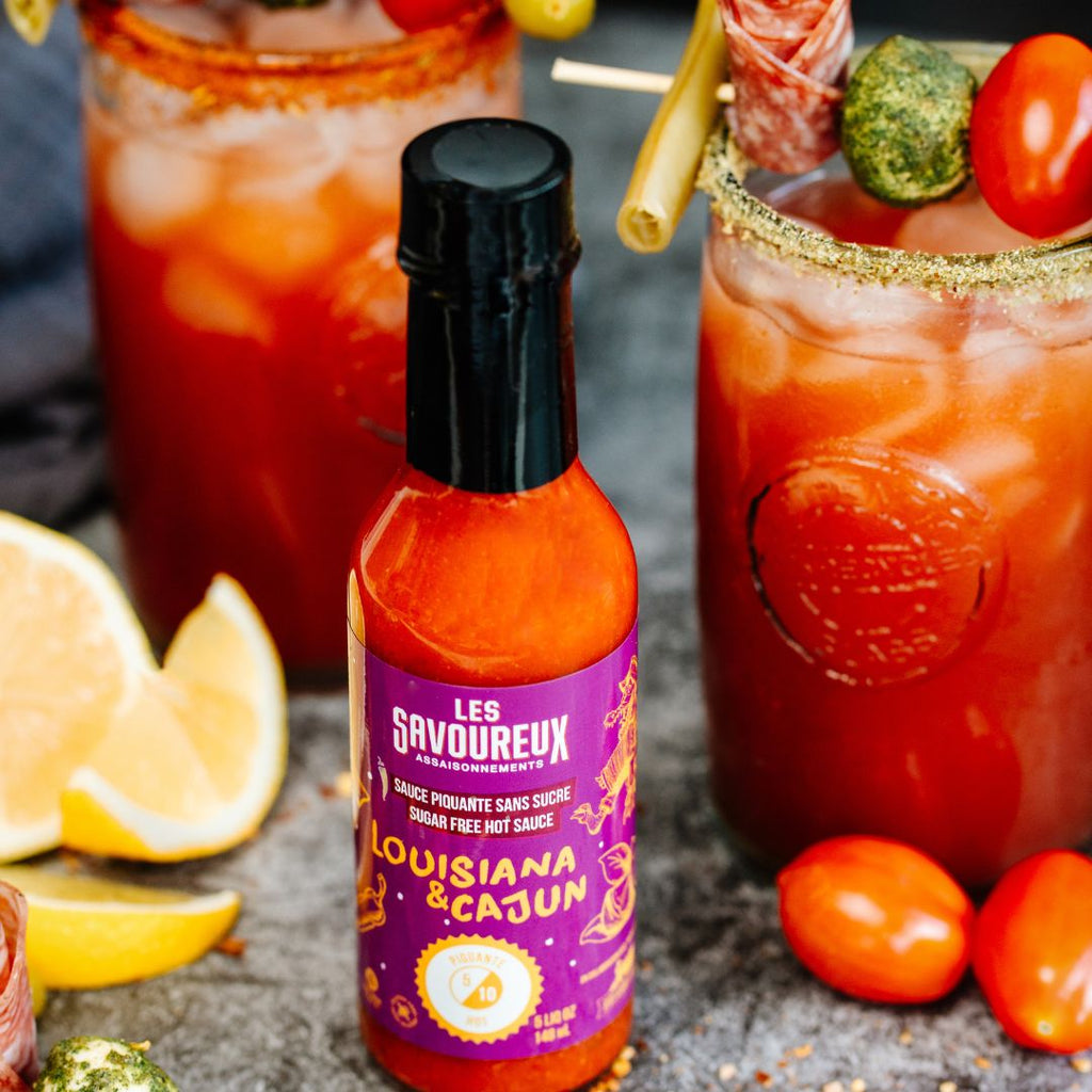 SAUCE PIQUANTE LOUISIANA & CAJUN LES SAVOUREUX - SANS SUCRE ET SANS GLUTEN
