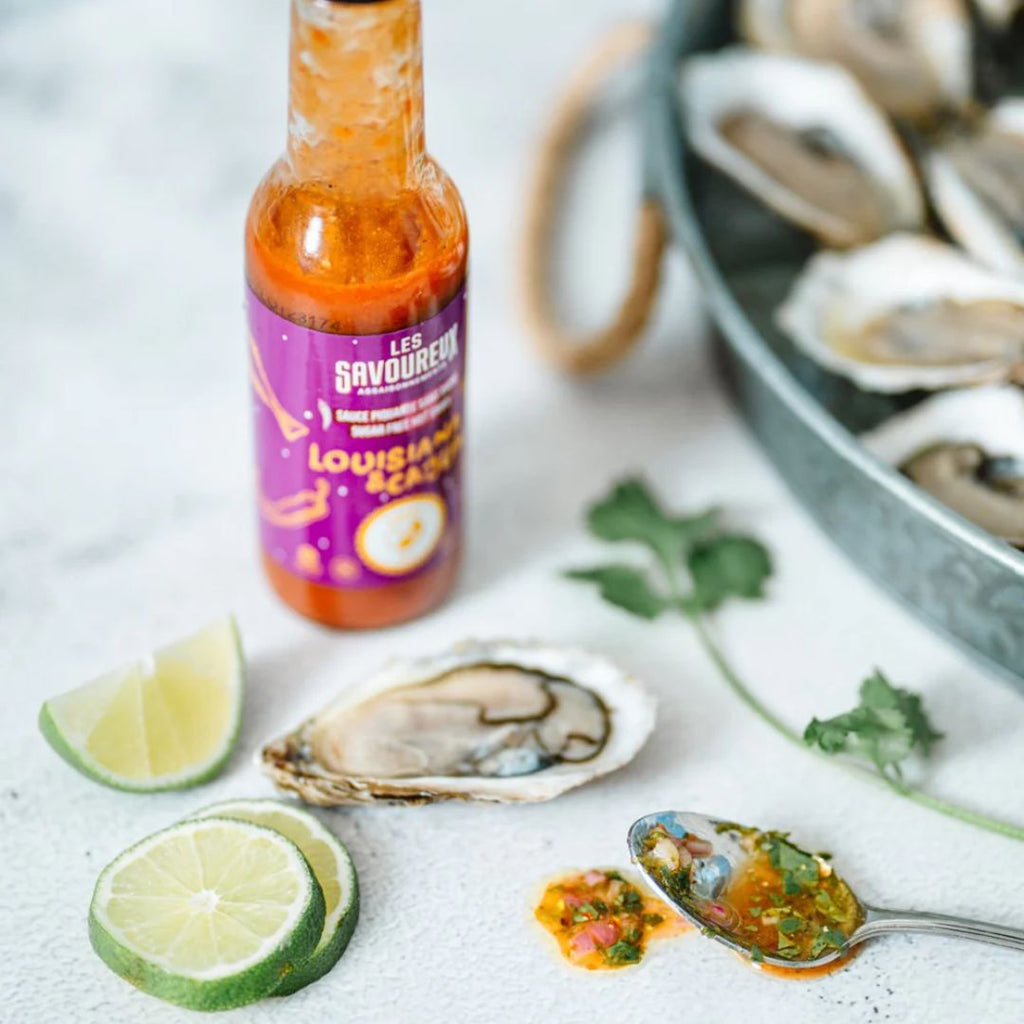 SAUCE PIQUANTE LOUISIANA & CAJUN LES SAVOUREUX - SANS SUCRE ET SANS GLUTEN - Les Savoureux