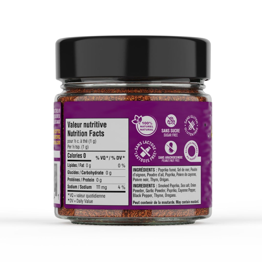 VRAC - Assaisonnement CAJUN 180g - Les Savoureux