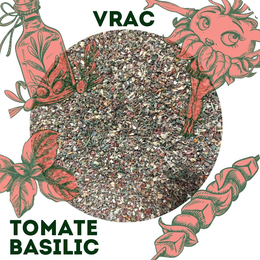 VRAC - TOMATE - BASILIC 150G - Les Savoureux