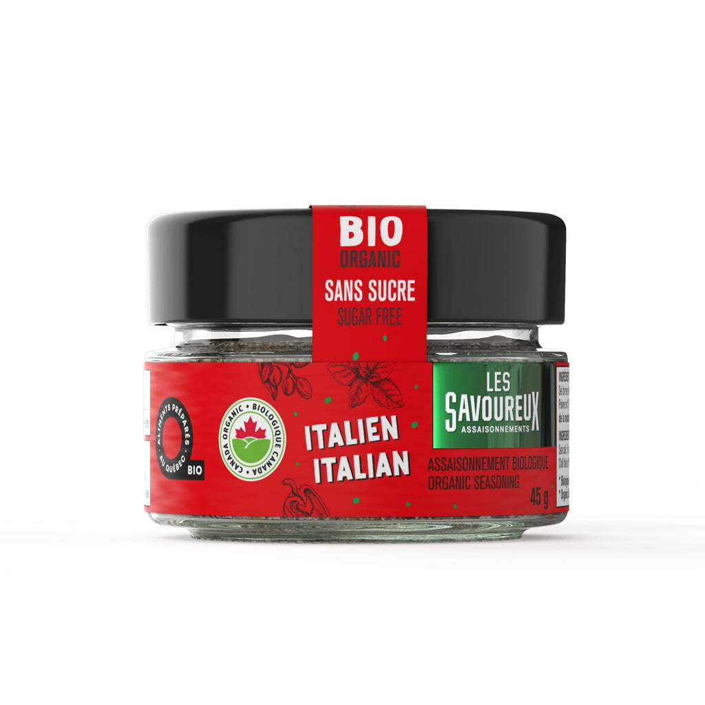 Assaisonnement Italien - Épices biologiques 45g - Les Savoureux