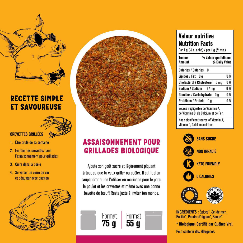 Grillades - 50g - Les Savoureux