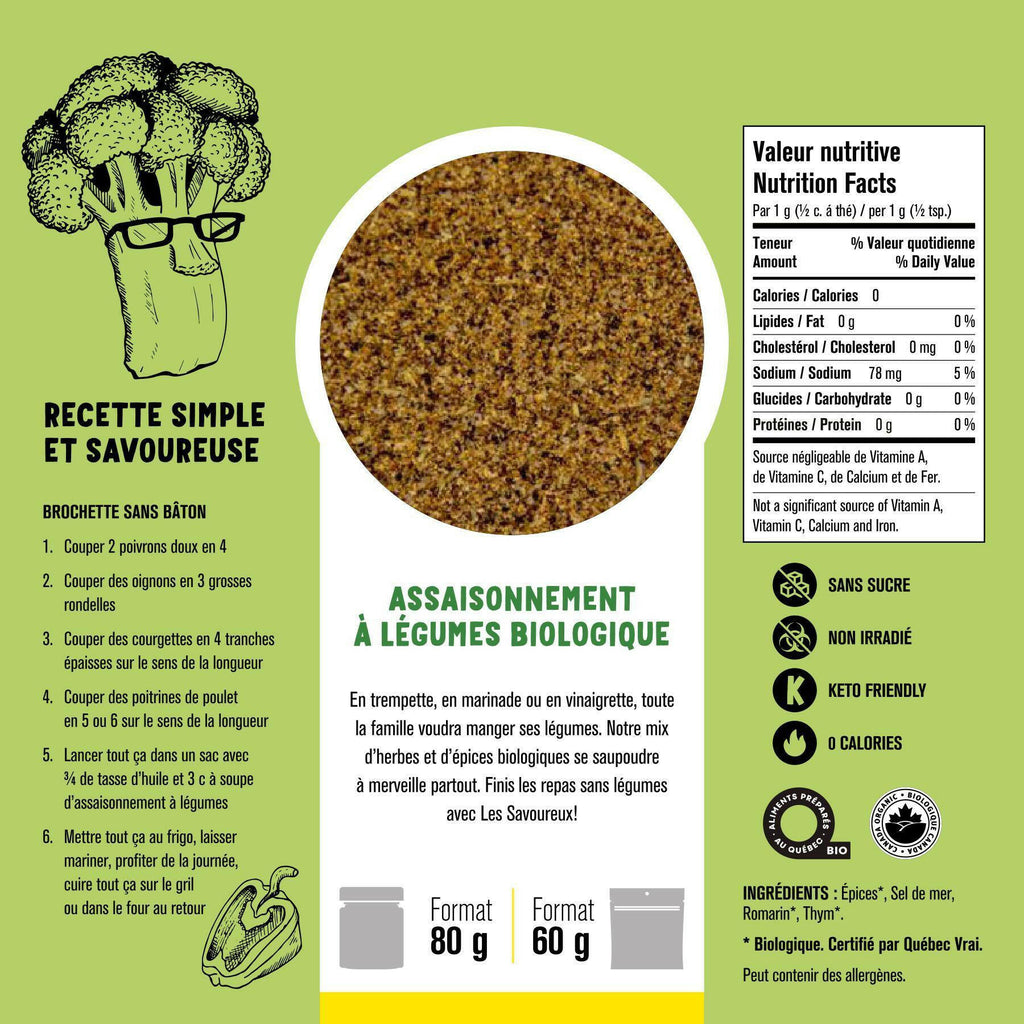 Légumes -  45g - Les Savoureux