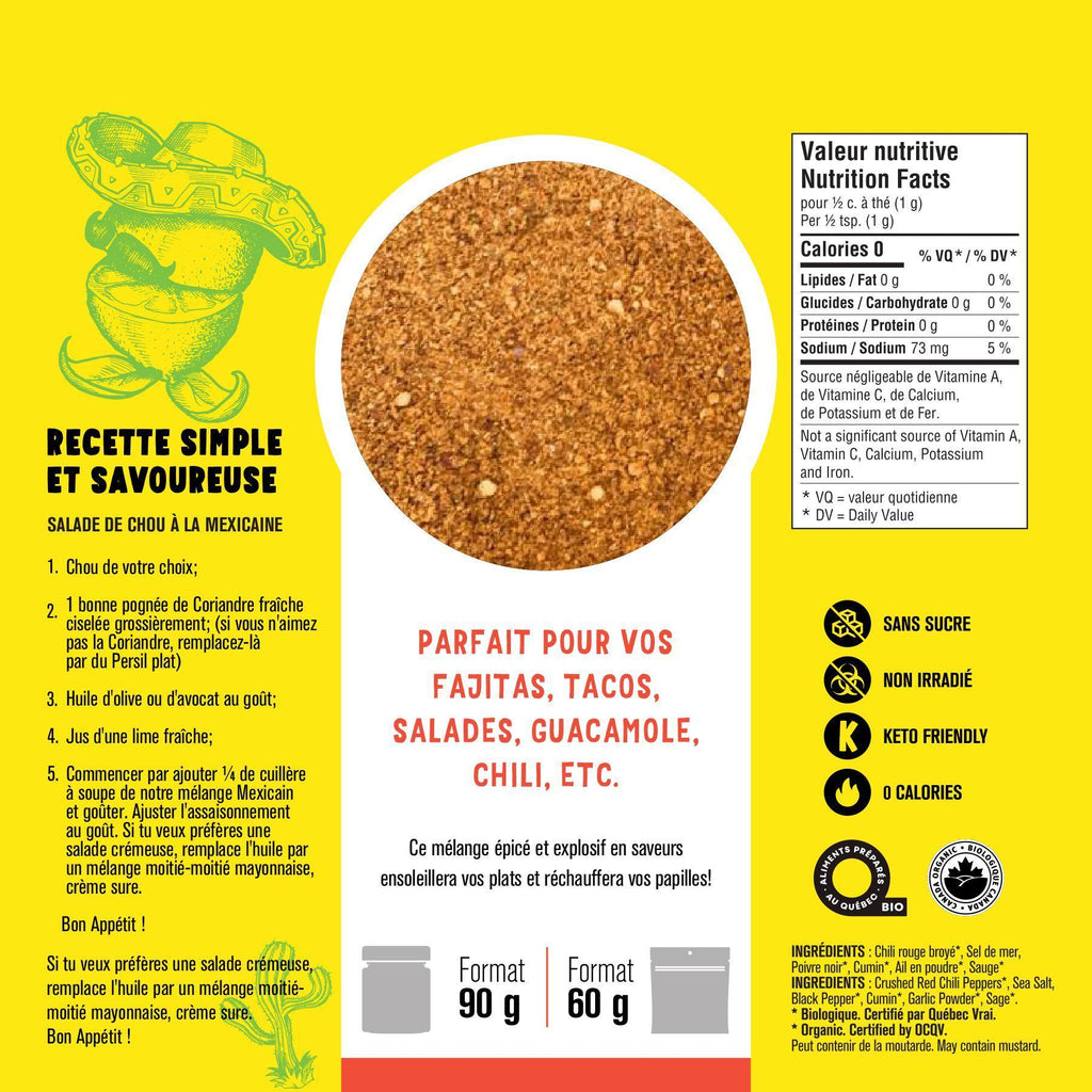 Mexicain - 55g - Les Savoureux
