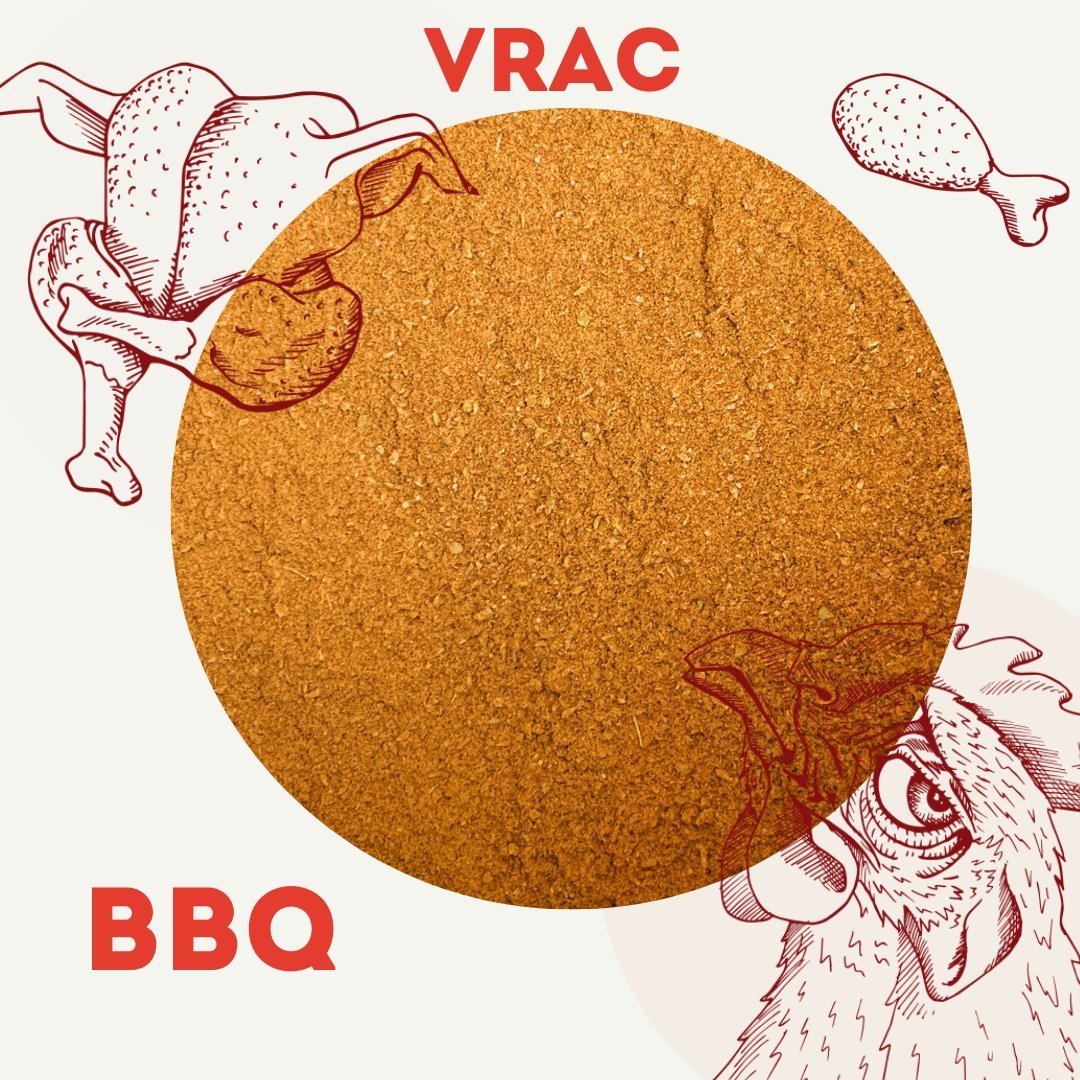 Épices BARBECUE vrac (Sel: 10%) - Sacs KRAFT de 25kg